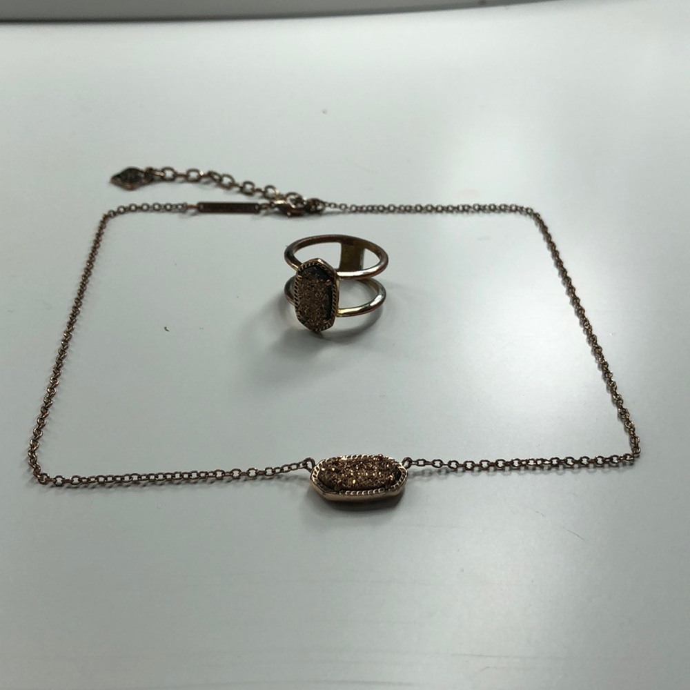 Kendra scott matching necklace and ring